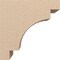 Ekena Millwork 7"W x 14"D x 14"H Classic Mediterranean Rough Cedar Woodgrain TimberThane Corbel, Primed Tan CORUR07X14X14MEDRCPR - alternate 3